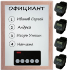 Комплект вызова для кухни iBells 4