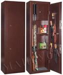 Gunsafe Сейф оружейный Мангуст серая молотковая эмаль