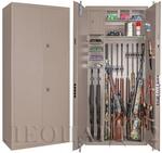 Gunsafe Сейф оружейный Леопард-12 серый антик