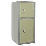 Сейф Рипост P-781 с ключевым замком. Двухсекционный офисный сейф.