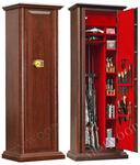 Универсальный сейф с отделкой натуральным деревом Armwood-44 EL Flock.