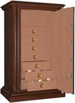 Элитный ювелирный сейф в дереве Safewood 112EL Flock 7Dr