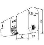 ABLOY Двойной цилиндр ® CY202N (хром) ABLOY Двойной цилиндр ® CY202N (хром)