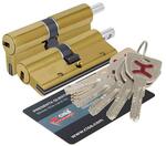 Цилиндровый механизм под вертушку Cisa AP4S 0P3S2-18.66 (80 мм/35+10+35), латунь Цилиндровый механизм под вертушку Cisa AP4S 0P3S2-18.66 (80 мм/35+10+35), латунь