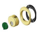 Врезная поворотная броненакладка DiSec MR-129-25-D1 - Латунь матовая Врезная поворотная броненакладка DiSec MR-129-25-D1 - Латунь матовая