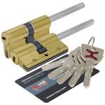 Цилиндр Cisa AP4 OP 3S7.87.66, латунь, ключ/длинный шток, 60/30 Цилиндр Cisa AP4 OP 3S7.87.66, латунь, ключ/длинный шток, 60/30