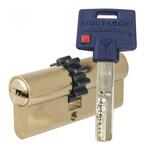 Цилиндр Mul-T-Lock Interactive+ ключ-ключ (размер 40x40 мм) - Латунь, Шестеренка (5 ключей)