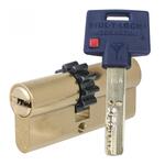 Цилиндр Mul-T-Lock Interactive+ ключ-ключ (размер 35x50 мм) - Латунь, Шестеренка (5 ключей)