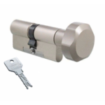 Цилиндровый механизм EVVA 3KS (41+41) кл/верт никель