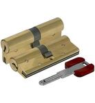 Цилиндровый механизм Cisa RS3 OL3S1-18.66 (80 мм/35+10+35), латунь