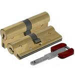 Цилиндр Cisa RS3 OL3S1.12.66 ключ/ключ, латунь, 40х30