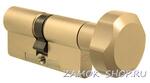 Цилиндр EVVA ICS ключ/вертушка, латунь, 51х71