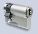 Полуцилиндр EVVA 4KS, никель, 61 мм, 51х10