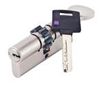 Цилиндр Mul-t-Lock Classic Pro ключ-вертушка (размер 55x55 мм) - Латунь, Флажок (5 ключей)