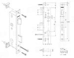 Антипаниковый ригельный замок Schuco 241187