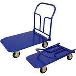 Тележка платформенная складная ручка, педаль, (700х1200) тпср 5 ФЛ П 160 (с набором колес) Rusklad