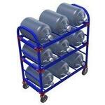 Тележка для перевозки 9-и баллонов воды тсвд 9 160 (с набором колес) Rusklad