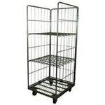 Разборный контейнер Ролл К 1 Цинк (700х780х1600мм) колеса d200 (с набором колес) Rusklad