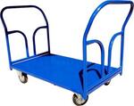Тележка платформенная с двумя съёмными ручками (ТПД 10) пневмо колеса 218 мм