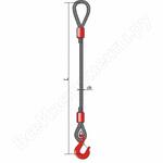 Одноветвевой канатный строп КантаПлюс о1СК-6,3/4,0м