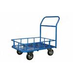 Четырехколесная тележка КПБ-300 150-И с несъемными бортами