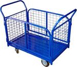 Тележка платформенная с быстросъемным бортом (ТС 7) колеса чугун-резина 160мм