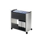 Тележка для подвесных папок Durable на 80 папок А4, цвет серебристый/угольный, 235585
