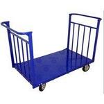 Тележка платформенная усиленная две ручки (800х1400) тпуд 7 200 чугун (с набором колес) Rusklad