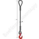 Одноветвевой канатный строп КантаПлюс з1СК-10,0/4,0м Одноветвевой канатный строп КантаПлюс з1СК-10,0/4,0м