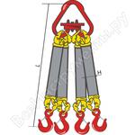 Четырехветвевой круглопрядный строп КантаПлюс к4КСК-11,2/6,0м