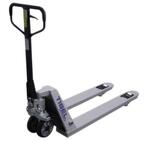 Гидравлическая тележка ручная (рохля, рокла) TISEL T25-115 PU, 2500 кг/килограмм (2,5 т/тн/тонны), для склада (складская)