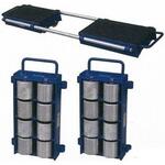 Регулируемая такелажная платформа роликовая CM/CRE-240 (24000 кг), тележка транспортная производственная, подводная опора транспортировочная подкатная Регулируемая такелажная платформа роликовая CM/CRE-240 (24000 кг), тележка транспортная производственная, подводная опора транспортировочная подкатная