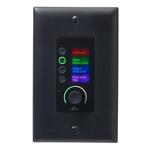 BSS EC-4BV-BLK-EU Ethernet панельный контроллер с 4 кнопками и регулятором уровня, чёрный