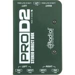 Radial ProD2 двухканальный дибокс, вход 2x 1/4quot;TRS, сквозной 2x 1/4quot; TRS, выход 2 x XLR