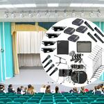 Umvek Бэклайн - универсальный комплект профессионального уровня для мероприятий в актовом зале Umvek Бэклайн - универсальный комплект профессионального уровня для мероприятий в актовом зале