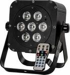INVOLIGHT SLIMPAR710PRO - LED RGBWA+UV прожектор, 10 Вт мультичип (7 шт.), DMX-512, ИК-ДУ