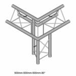 Соединительный элемент для фермы Dura Truss DT 23 C32-ULDL 3way corner 9