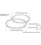 IMLIGHT P28-HD2 Круг диаметром 2 м, горизонтальный, d28х2 / d28х2 мм. Крепежный размер 138 мм, М10. Два сегмента