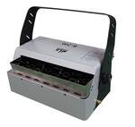 MLB B-200 DMX Генератор мыльных пузырей с возможностью управления по DMX и с радиопульта. Машина имеет 4 двойных колеса, конструкция позволяет производить непрерывный поток мыльных пузырей. Требования к питанию: 230 В/50 Гц
