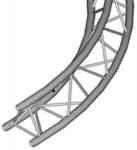 Dura Truss DT 33 Circle Part 5m 45 degr Сегмент круга треугольного сечения 3 x Ф=50мм, S=2мм, W=29см, радиус 5 метров, 45 градусов