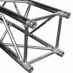 Dura Truss DT 44-200 Ферма алюминиевая, сечение 400х400 мм, длина 200 см. Труба 50х2. Макс. распределенная нагрузка 839 кг/м. Вес 14,3 кг