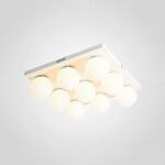 Серия Потолочных Люстр С Матовыми Стеклянными Плафонами Круглой Формы Board Orb 9 Серия Потолочных Люстр С Матовыми Стеклянными Плафонами Круглой Формы Board Orb 9