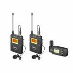 Радиопетлички Saramonic UwMic9 TX9+TX9+RX-XLR9 с 2 передатчиками и 1 приемником Радиопетлички Saramonic UwMic9 TX9+TX9+RX-XLR9 с 2 передатчиками и 1 приемником