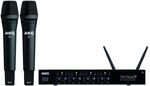AKG DMS TETRAD VOCAL SET P5 4/2 цифровая вокальная радиосистема: 1 четырёхканальный приёмник DSR Tetrad, 2 ручных передатчика DHT Tetrad P5 AKG DMS TETRAD VOCAL SET P5 4/2 цифровая вокальная радиосистема: 1 четырёхканальный приёмник DSR Tetrad, 2 ручных передатчика DHT Tetrad P5