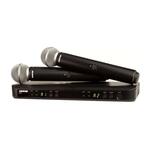 SHURE BLX288E/SM58 M17 662-686 MHz двухканальная радиосистема с двумя ручными передатчиками SM58