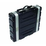 ROADINGER Kunststoff-Rack KR-19, 2HE, DD, schwarz