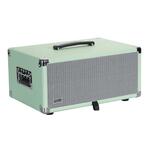 GATOR GR-RETRORACK-4SG Винтажный рэк для усилителя, обработки, 4U, бирюзовый