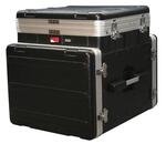 GATOR GRC-10X8PU - кейс,пластик,черный,10U верх, 8U низ, компактный, откидная крышка