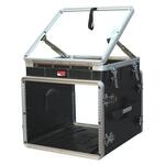 Gator GRC-10X8PU кейс, пластик, черный,10U верх, 8U низ, компактный, откидная крышка