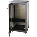 SL Case P40U рэковая стойка-шкаф, съемн. боков. панели, прозр. передн. дверь,40высот, колеса+ножки